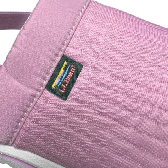 L.L. Bean Big Kids Airlight Mauve Berry Slingback Slippers Size 3-4 - Picture 11 of 12